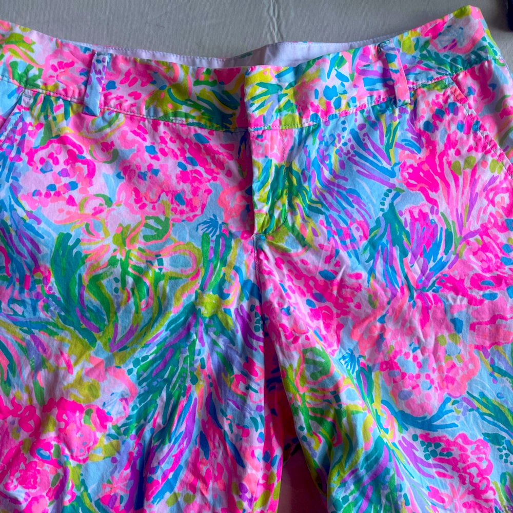 Lilly Pulitzer Chipper Shorts size 14 barely worn
